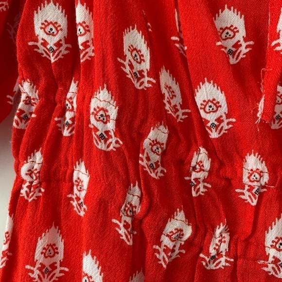 NWT Sim & Sam Red Blouse Extra Small - Picture 4 of 5